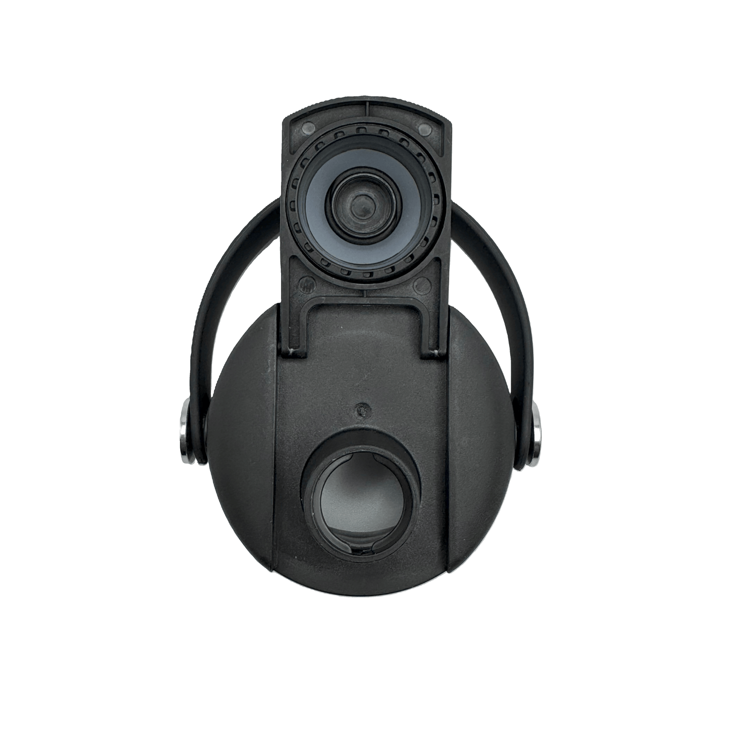 WTR² 32oz Transparent Black Lid Open
